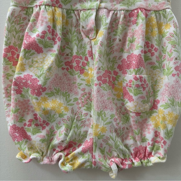 Janie and Jack 0-3 Months Baby Girl Floral Romper - Picture 3 of 7